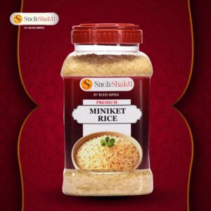 SnehShakti Premium Miniket Rice – Fine Long Grain Daily Use Rice for Soft & Fluffy Cooking-1kg