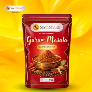 SnehShakti Garam Masala Powder – Aromatic Whole Spice Blend for Authentic Indian Cooking (25g)