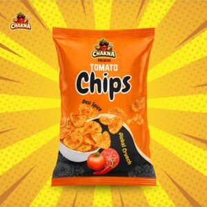 Chakna Premium Tomato Chips – Desi Spicy Crunchy Potato Chips