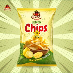 Chakna Premium Lemon Chips – Tangy Khatta Meetha Crispy Potato Chips